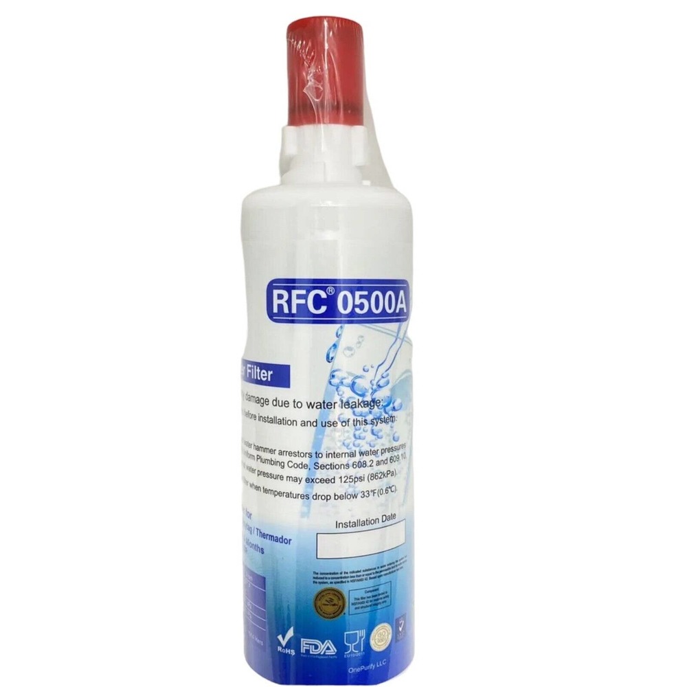 One Purify Refrigerator Water Filter RFC 0500A Whirlpool/ KitchenAid/ Maytag